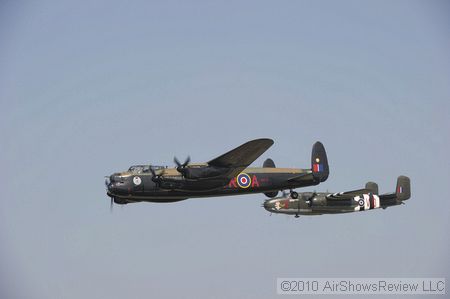 Canadian Warplane Heritage Museum Avro Lancaster and B-25J bombers